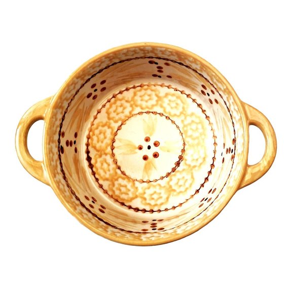 Temptations Old World Yellow Mini Individual Covered Casserole - Picture 8 of 11